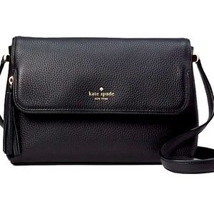 Kate Spade Chester Street Miri crossbody in black leather - brand new with tags